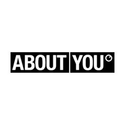 Logo von ABOUT YOU, modern und ansprechend gestaltet.