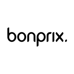 Bonprix Logo in schwarzer Schrift auf transparentem Hintergrund