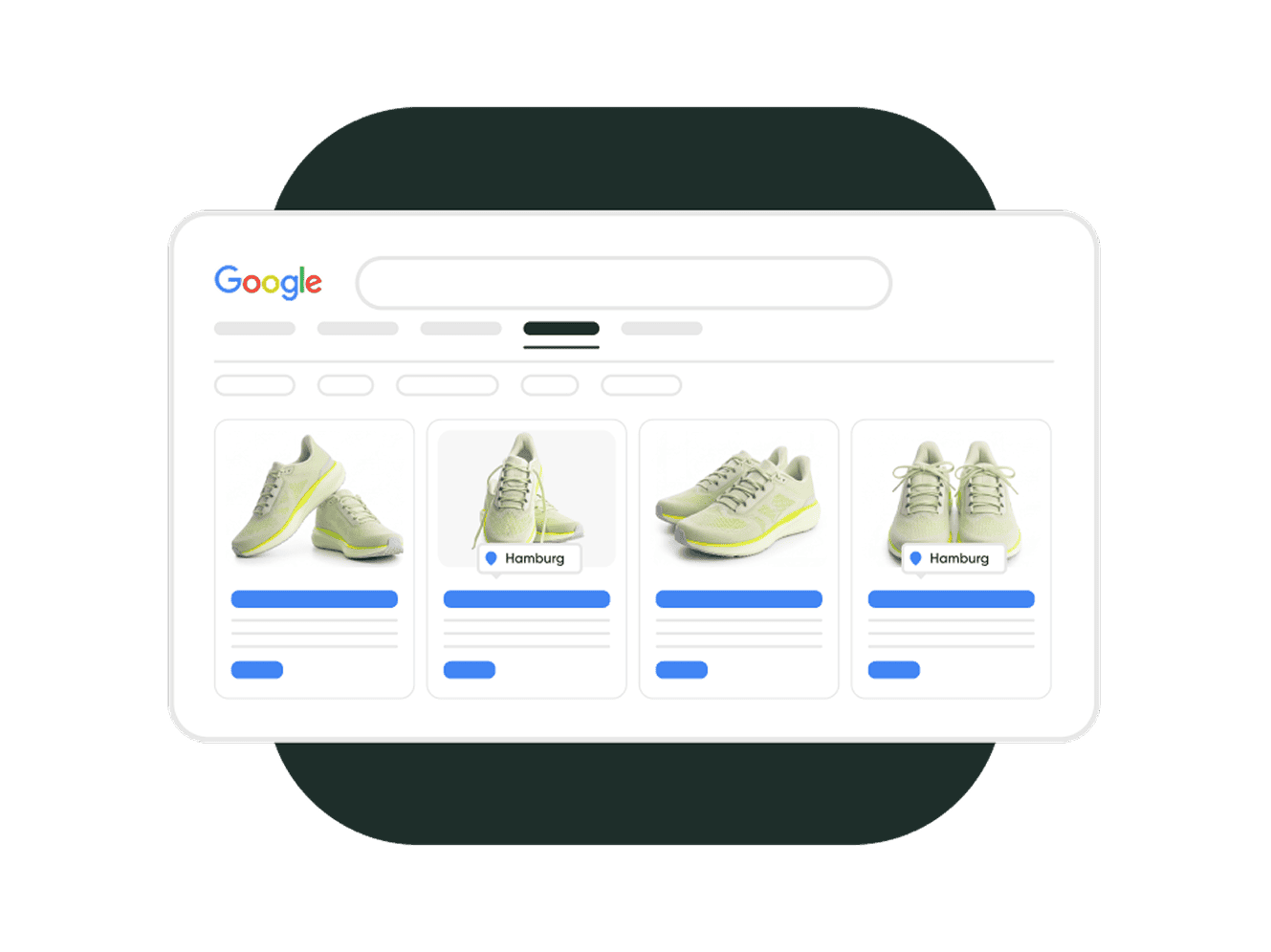 Bequeme Sportschuhe für Damen, gelb, auf Google-Suchergebnisseite.