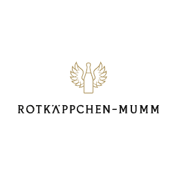 Rotkaeppchen-Mumm Logo in Schwarz auf transparentem Hintergrund
